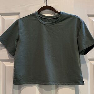 Women's Bylt Green Crop Top